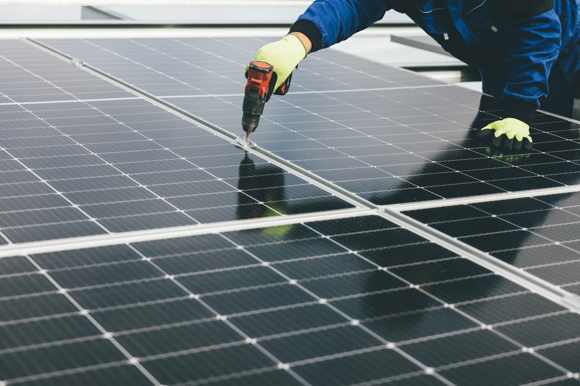 Solar panel installation 4